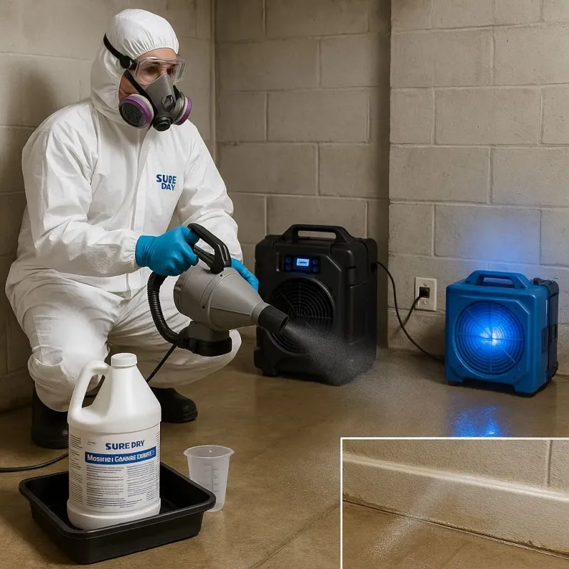 Sanitization and Odor Removal process in Kettering, MD